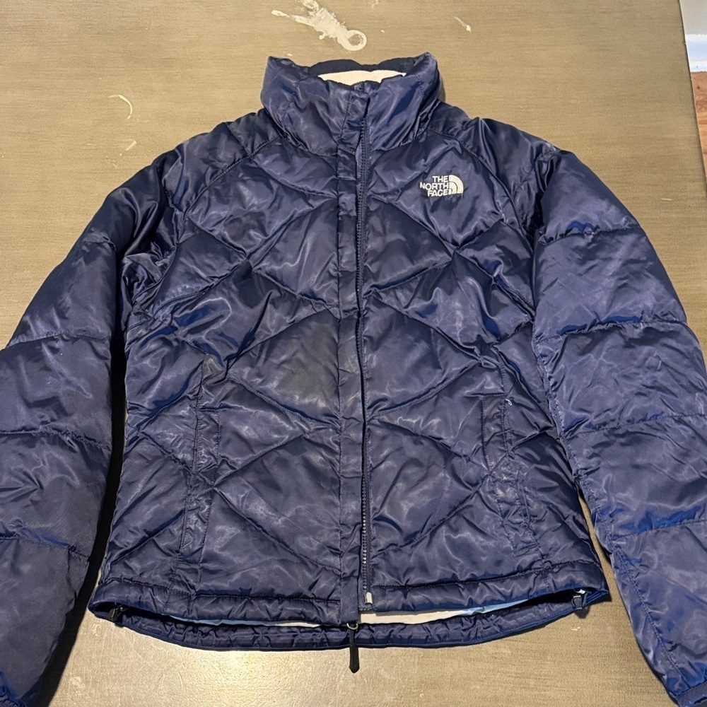 The North Face Dark Blue Quilted Jacket